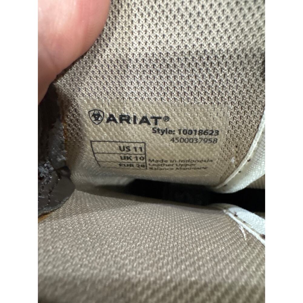 Ariat Youth Sport Western Square Toe Size 11 Rodeo Country 4LR - Picture 6 of 7